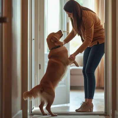 Stopping Your Dog from Jumping on Guests at the Door